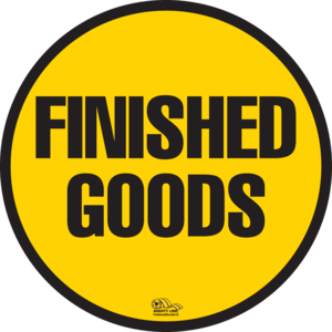12 Inch - Finished Goods, Mighty Line Floor Sign, Industrial Strength Factory Outlet Cheap Pice