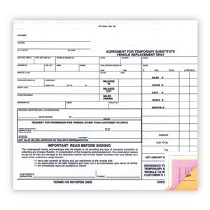 Substitute Vehicle Agreement Cheap Get Authentic