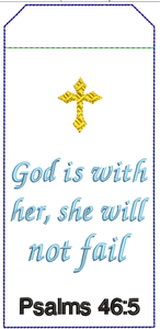 AGD 10820 Psalms 46:5 Bookmark pen/glasses holder Sale Amazon