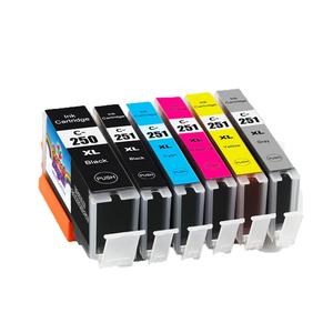 Edible Ink Cartridge for PGI-250 / CLI-251 (6-Pack) (Canon Compatible) Low Shipping Fee Online