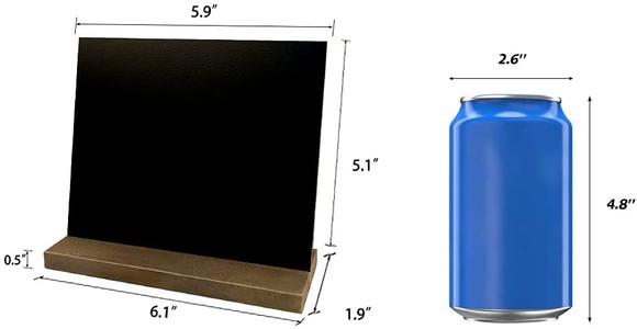 Eraseable, Mini Message Chalkboard Blackboard Sign with Base Sale Enjoy