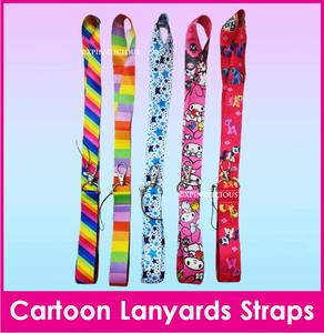Cartoon Lanyard Strap for Ez-link ID Card Holders - Rainbow Pastel Blue Stars Melody My Little Pony Wiki For Sale