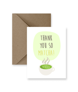 Thank You So Matcha Card - IM Paper Outlet Order