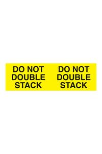 "Do Not Double Stack", 3" x 10", Fluorescent Yellow, 250 Labels/Roll With Paypal Cheap Online