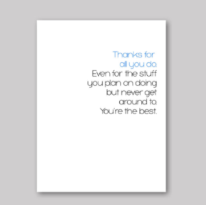 Thanks For All You Do Card - What She Said Creatives 2025 Online