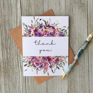 Thank You Floral Card - Loft Designs Canada Outlet Newest