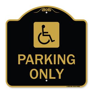 (ADA Compliant) Parking Only (Accessible Symbol) Cheap Sale Amazing Pice