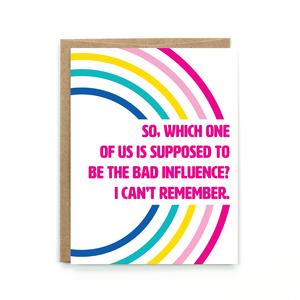 Bad Influence Card Cheap The Cheapest