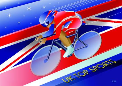 -- Dream Cyclist -- Pack of 4 UK TOP Sports Postcards Free Shipping Low Pice