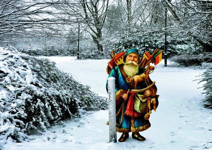 ------ Santa in Dukes Meadows ------ Pack of 5 postcards Outlet 100% Authentic