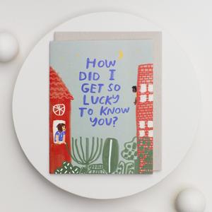 Lucky to Know You Card 2025 Newest Sale Online
