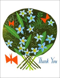Thank You Blue Bouquet Great Deals Sale Online