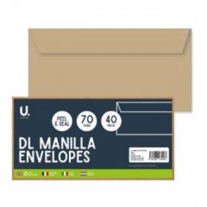 40 Pack C6 Manilla Envelope 70GSM Fashionable Cheap Online