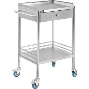 Stainless Steel Medical Cart with Drawer Free Shipping Best Seller