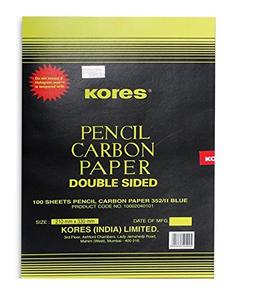Kores Tracing Double Sided Blue Carbon Sheets (210 x 330 mm) 100 Sheets . Clearance How Much