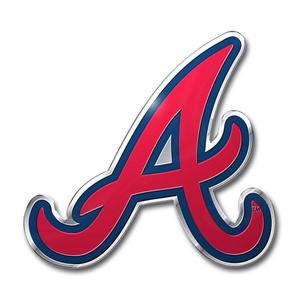 Atlanta Braves Auto Emblem - Color With Paypal Cheap Online