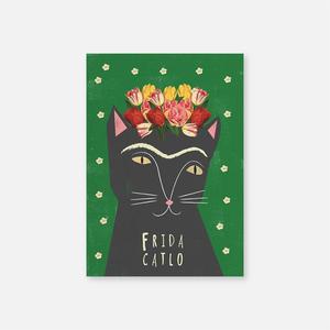 Cat Greeting Card - Frida Catlo Cheap High Quality