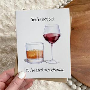 "You're Not Old" Greeting Card Free Shipping Big Discount