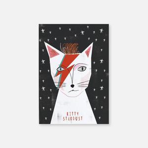 Cat Greeting Card - Kitty Stardust Comfortable Online