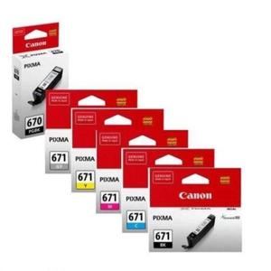 1 Canon Genuine PGI-670 CLI-671 Ink Cartridges MG7760/MG7765/MG7766 cli671 670 Get To Buy Cheap Pice