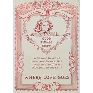 Decorative "Good Things Grow" Poster | High-Quality Print | Repositionable Adhesive Cost For Sale