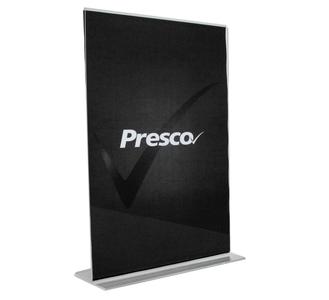 Double Sided Poster Holder Portrait T Stand How Much Sale Online