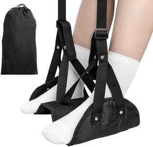 Airplane Foot Hammock, TESSAN Airplane Foot Rest for Plane Travel Essentials, Adjustable Travel Foot Rest to Relax Your Feet, Memory Foam Swing Feet Hammock for Flying, Office, Car, Train, Bus, Home Limited Edition Sale Online
