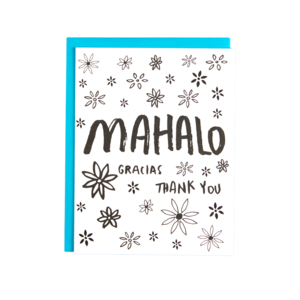 Mahalo Thank You Card Official Sale Online