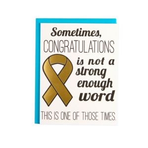 Gold Ribbon Cancer Remission Card Outlet Hot Sale