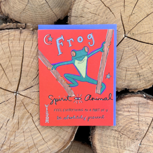 Frog Spirit Animal Card Free Shipping Big Sale