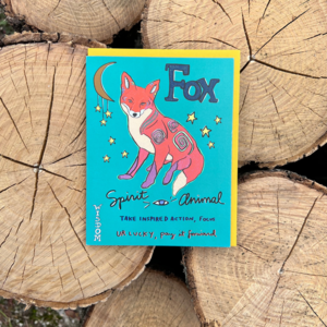 Fox Spirit Animal Card Clearance 2025