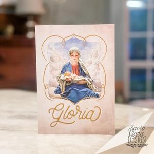 Gloria Madonna and Child Greeting Card and envelope set - Set of 10 folded cards Very Cheap Pice