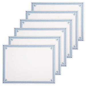 Certificate Paper 8.5 x 11 Inches, 100-Pack Diploma Paper, Letter Size, Blank, Blue Borders Sale Footlocker Pictures