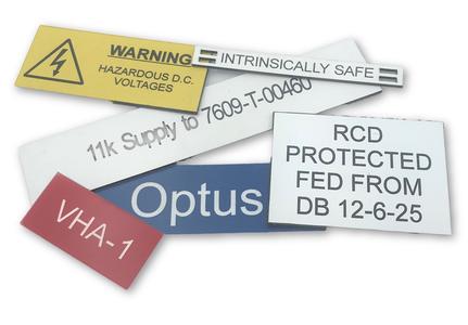 Bespoke Engraved Plate SmartLaze "Traffolyte" Labels and Tags Outlet Release Dates