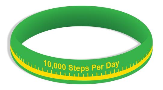 10K Steps Wristbands Adult - Pack of 20 Outlet New Arrival
