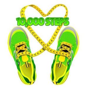 10K Steps Stickers 2" X 2" - Pack of 100 Cheap Cost