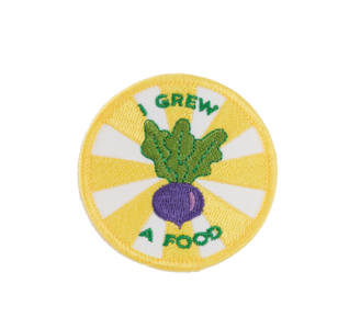 I Grew A Food Badge Free Shipping In China