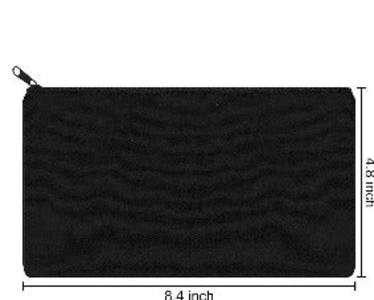 Canvas Cosmetic Case - Black Cheap For Nice