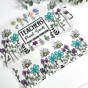 40oz DTF UV Transfer Sticker / Decal (direct to film) - Teachers INTRO PRICE Cheap Sale Enjoy