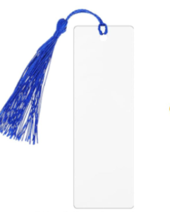 Aluminium Bookmark with tassel - Suitable for sublimation (various colours) Free Shipping Big Sale