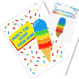 Greeting Card & StickerBean Combo - SCOOP Free Shipping Outlet Store