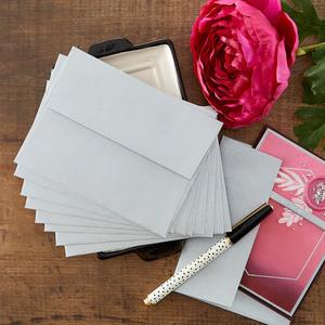 A2 Brushed Silver Envelopes - 10 Pack from the Sealed By Spellbinders Collection Sale Visa Payment