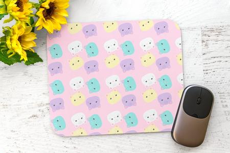 Hamster Kitty Cat Mousepad, Squishmallow Kawaii Non Slip Mouse Mat, Anime Gift for Her Deals Cheap Online