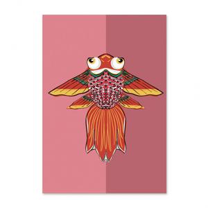 GREETING CARD: Fish Kite Nicekicks Cheap Online