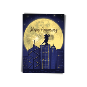 GREETING CARD: Anniversary- Full Moon Factory Outlet