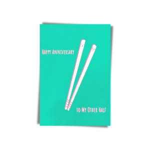 GREETING CARD: Anniversary- To My Other Half Sale Pre Order