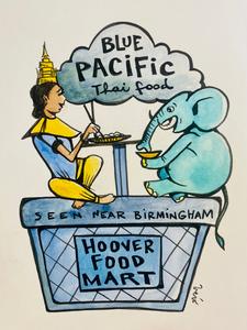 Blue Pacific - drawing Discount Big Discount