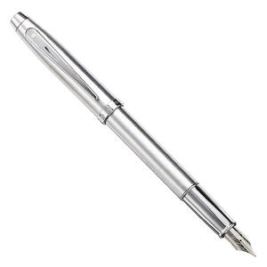 100 Brushed Chrome Fine Fountain Pen with Nickel Trim Collections Cheap Pice