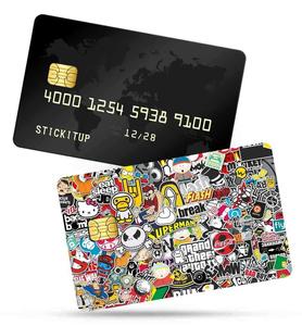 Sticker Bomb Credit Card Skin Official