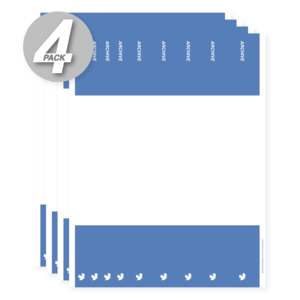 Archive Binders Blank Spine Inserts, 4-Pack Cheapest Pice Sale Online